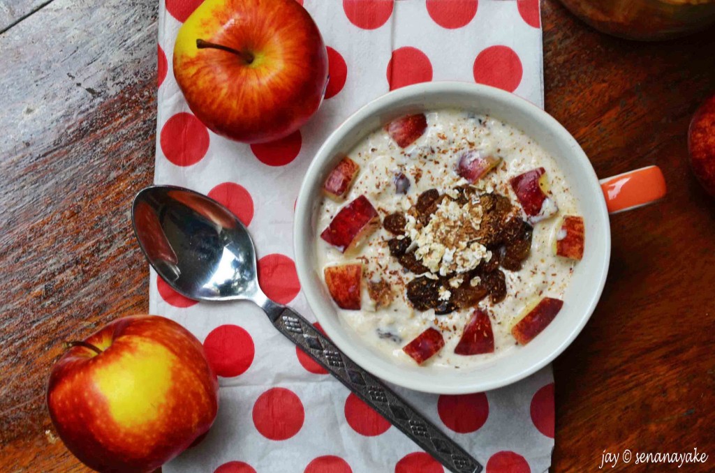 Apple pie overnight oats