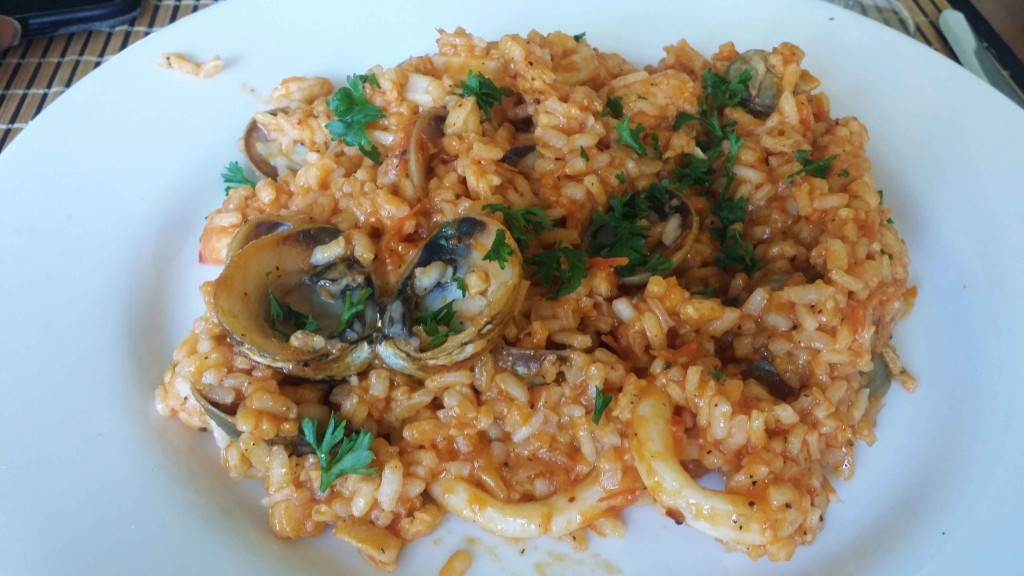 Seafood risotto