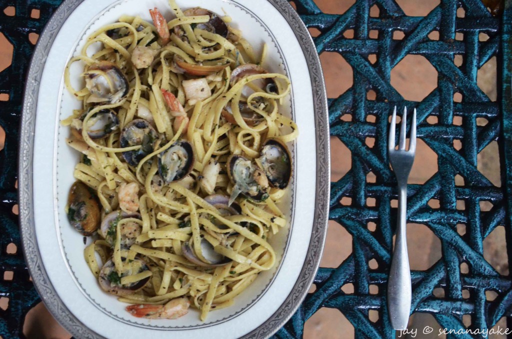 Seafood-fettucini